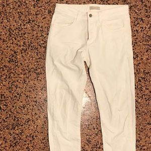 White uniqlo pants